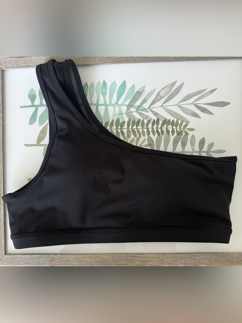 WEYLYN One-Shoulder Black Sports Bralette - Women Intimates & Sleepwear